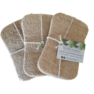 Loofah Kitchen Sponge 2pk