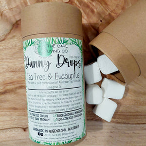 Australian made Dunny Drops in Biodegradable Cylinder - **14pk** Toilet fizzies. Toilet bombs.