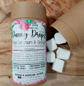 Australian made Dunny Drops in Biodegradable Cylinder - **14pk** Toilet fizzies. Toilet bombs.